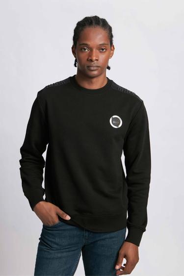  Erkek Sweatshirt 23051 9000 - 9000 NERO