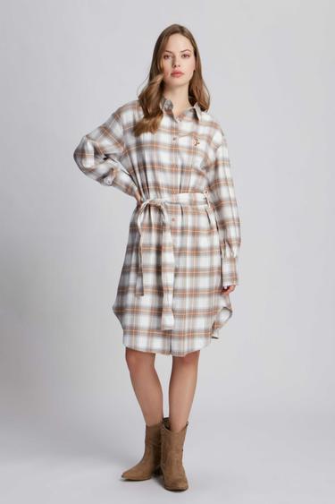  Kadın Elbise 23791 15022 - STONE GREY