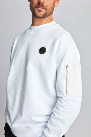  Erkek Sweatshirt 23024 1000 - 1000 WHITE