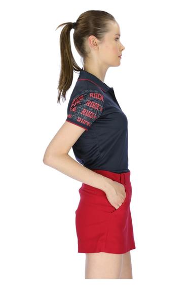  Kadın Polo Tişört 21337 166 - 166 NAVY BLUE