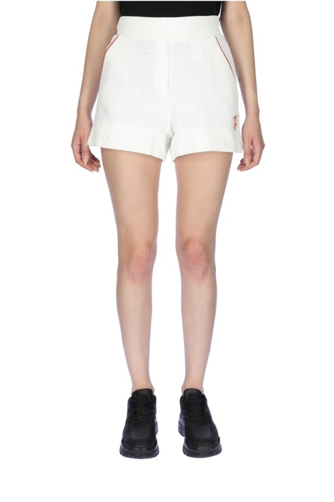  Kadın Bermuda Şort 21369 1000 - 1000 WHITE