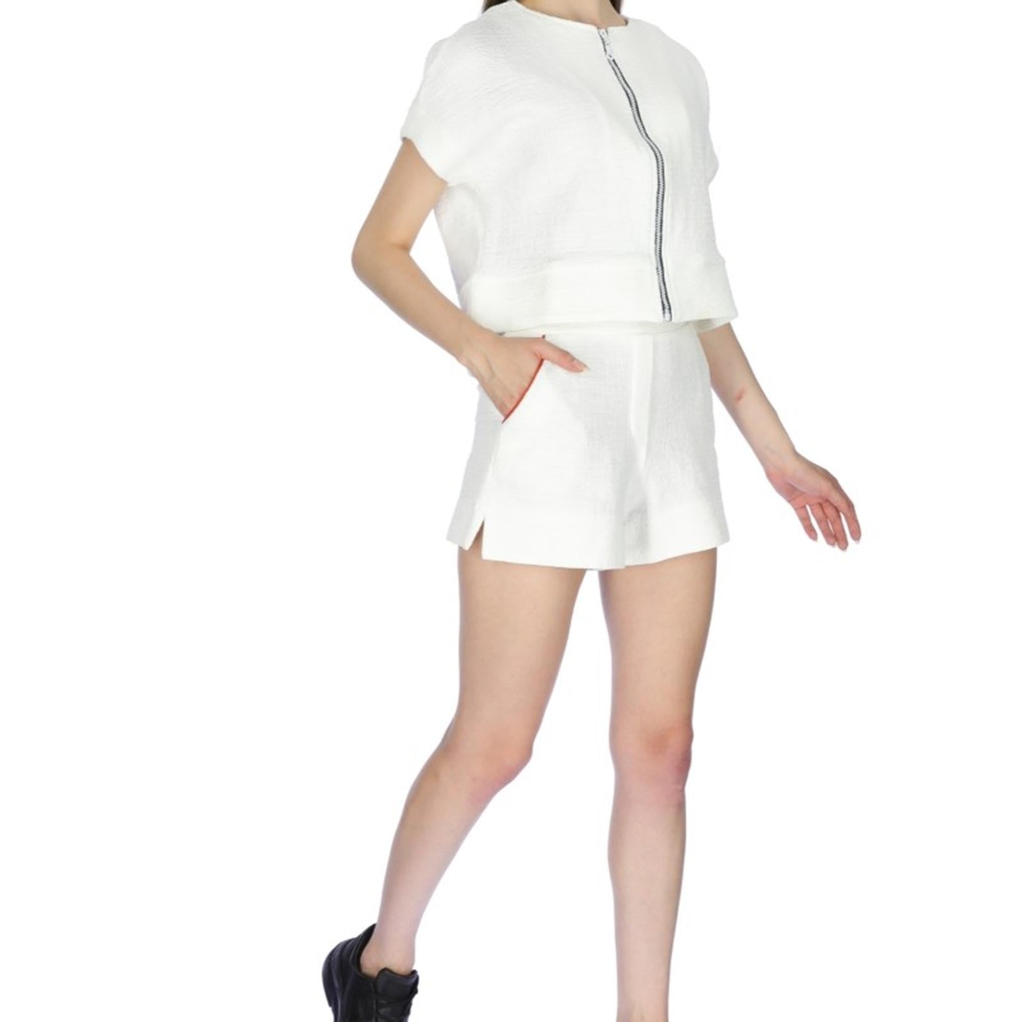 Kadın Bermuda Şort 21369 1000 - 1000 WHITE