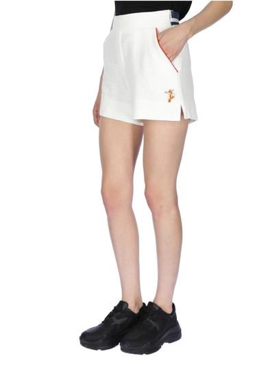  Kadın Bermuda Şort 21369 1000 - 1000 WHITE