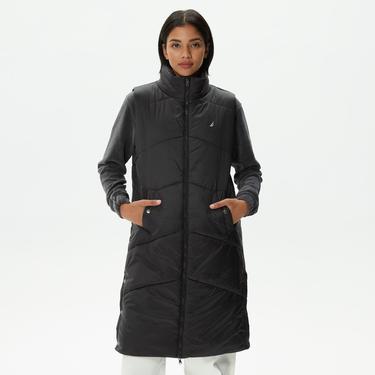  Nautica Kadın Siyah Relaxed Fit Yelek