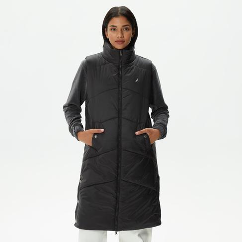  Nautica Kadın Siyah Relaxed Fit Yelek