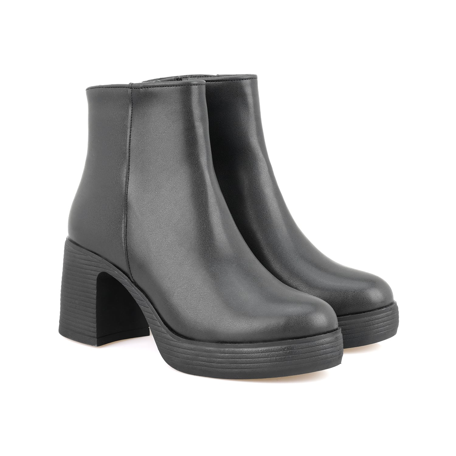  Kadın Siyah Topuklu Bot