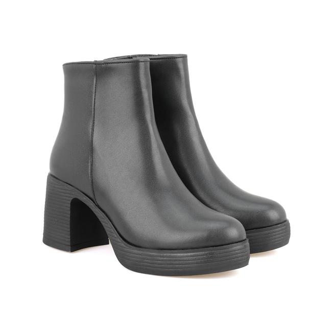  Kadın Siyah Topuklu Bot