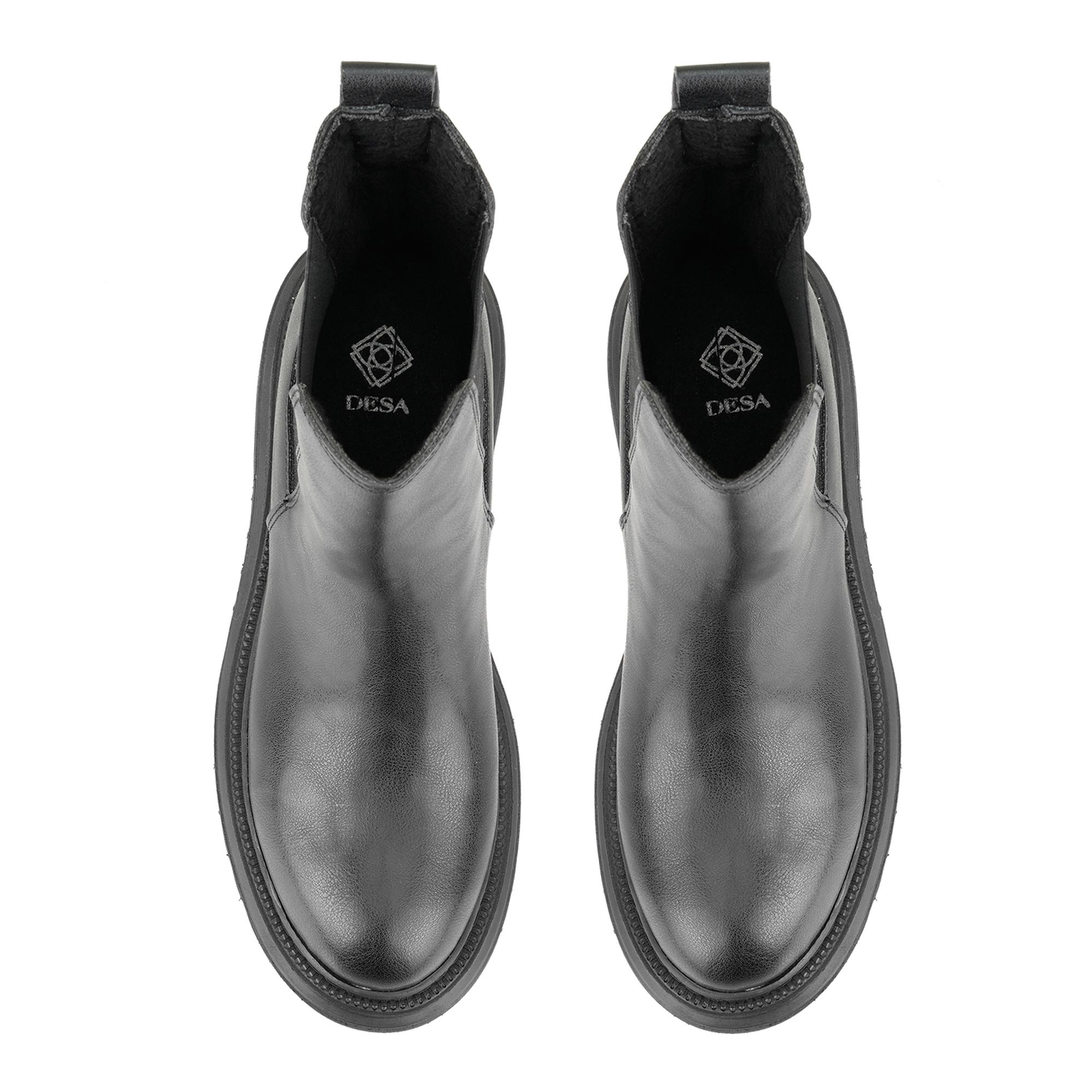 Kadın Siyah Lastikli Chelsea Bot