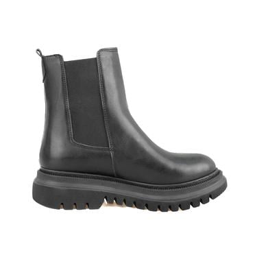  Kadın Siyah Lastikli Chelsea Bot