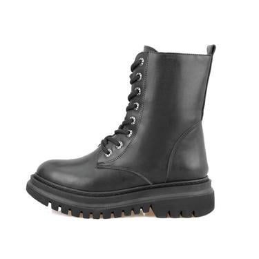  Kadın Siyah Fermuarlı Bot