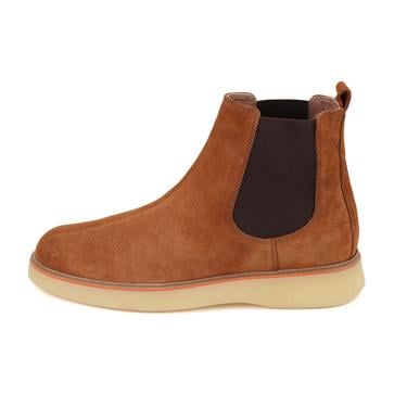  Ndari Taba Erkek Lastikli Süet Deri Chelsea Bot