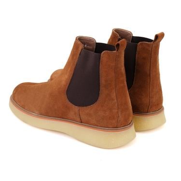  Ndari Taba Erkek Lastikli Süet Deri Chelsea Bot