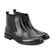 Pravin Siyah Erkek Lastikli Deri Chelsea Bot