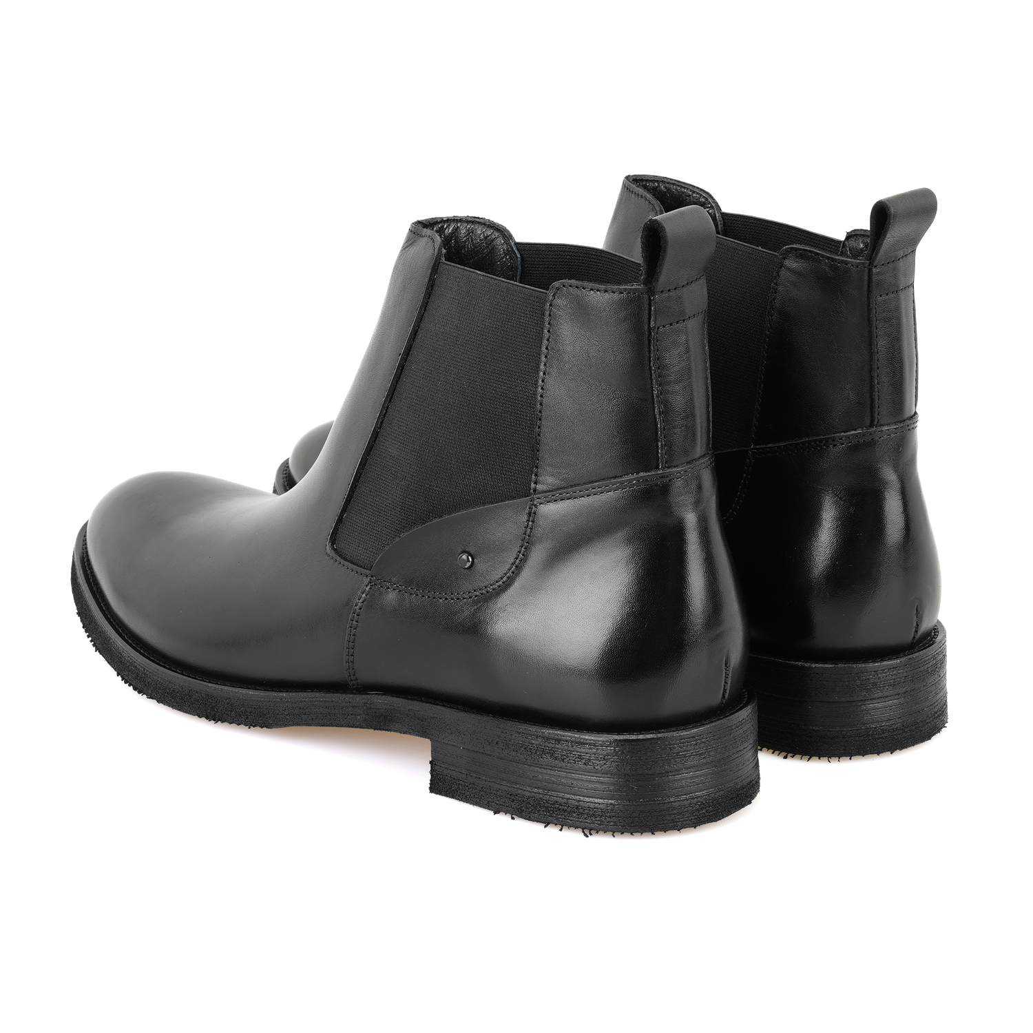 Desa Desa Pravin Siyah Erkek Lastikli Deri Chelsea Bot | FashFed Siyah - 6. görsel