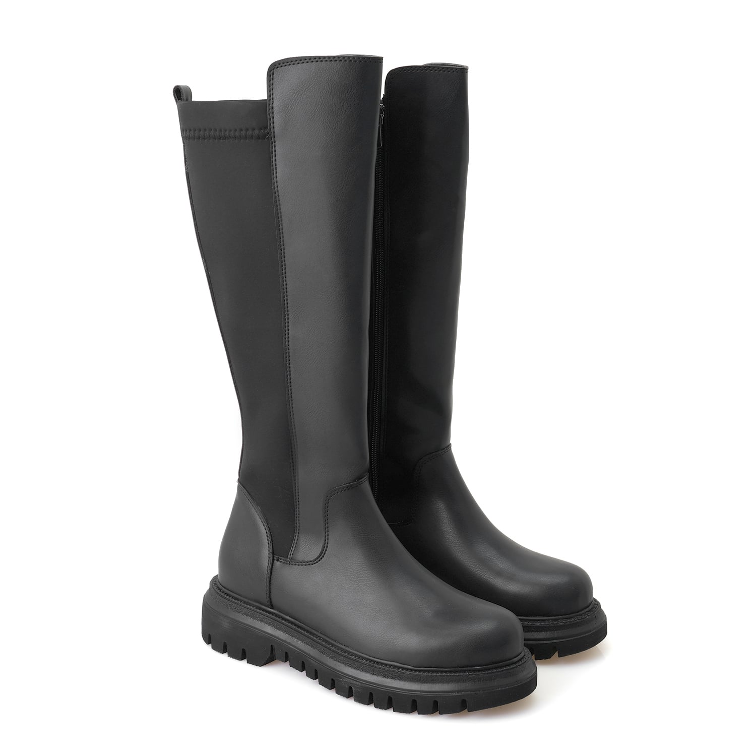  Zeljko Siyah Kadın Fermuarlı Çizme