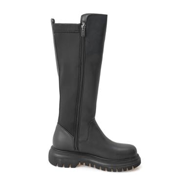  Zeljko Siyah Kadın Fermuarlı Çizme