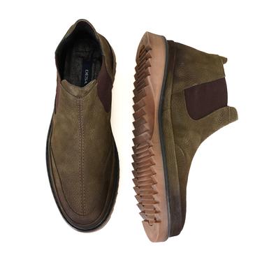  Hope Yeşil Erkek Lastikli Nubuk Deri Bot