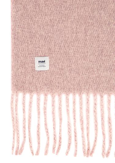  Mavi Püsküllü Pembe Atkı 198940-34526