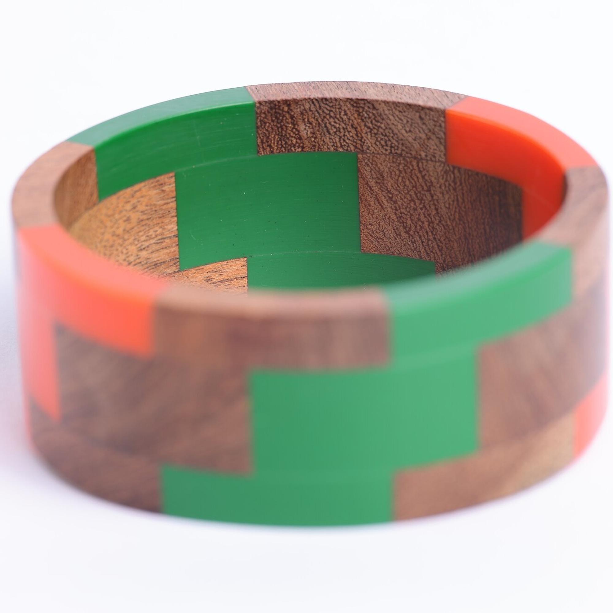 Renkli Ahşap Bilezik