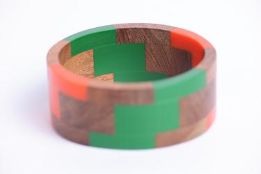  Renkli Ahşap Bilezik