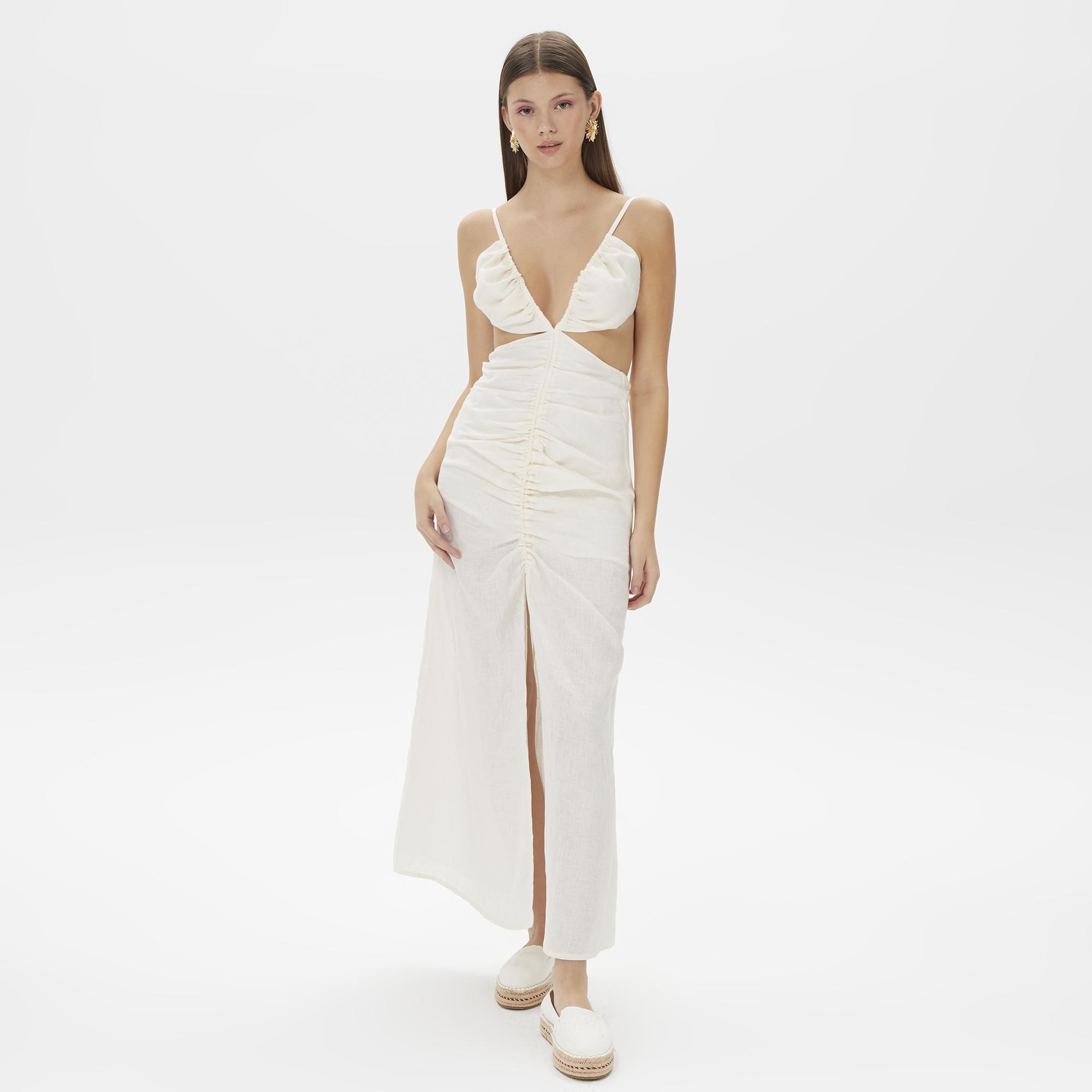 Dahlia Bianca Kelly Kadın Beyaz Elbise