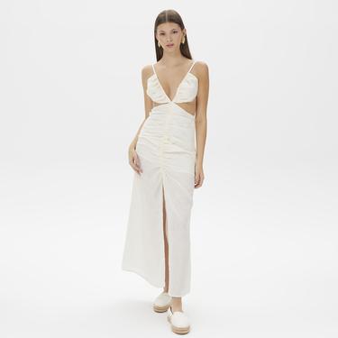  Dahlia Bianca Kelly Kadın Beyaz Elbise