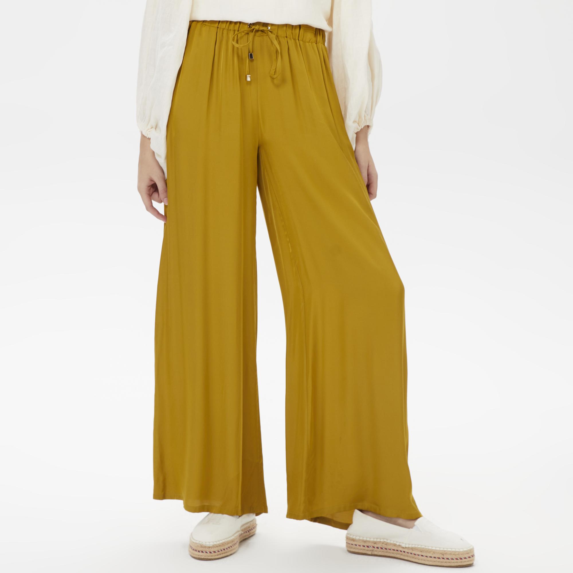 Dahlia Bianca Lesley Kadın Hardal Pantolon