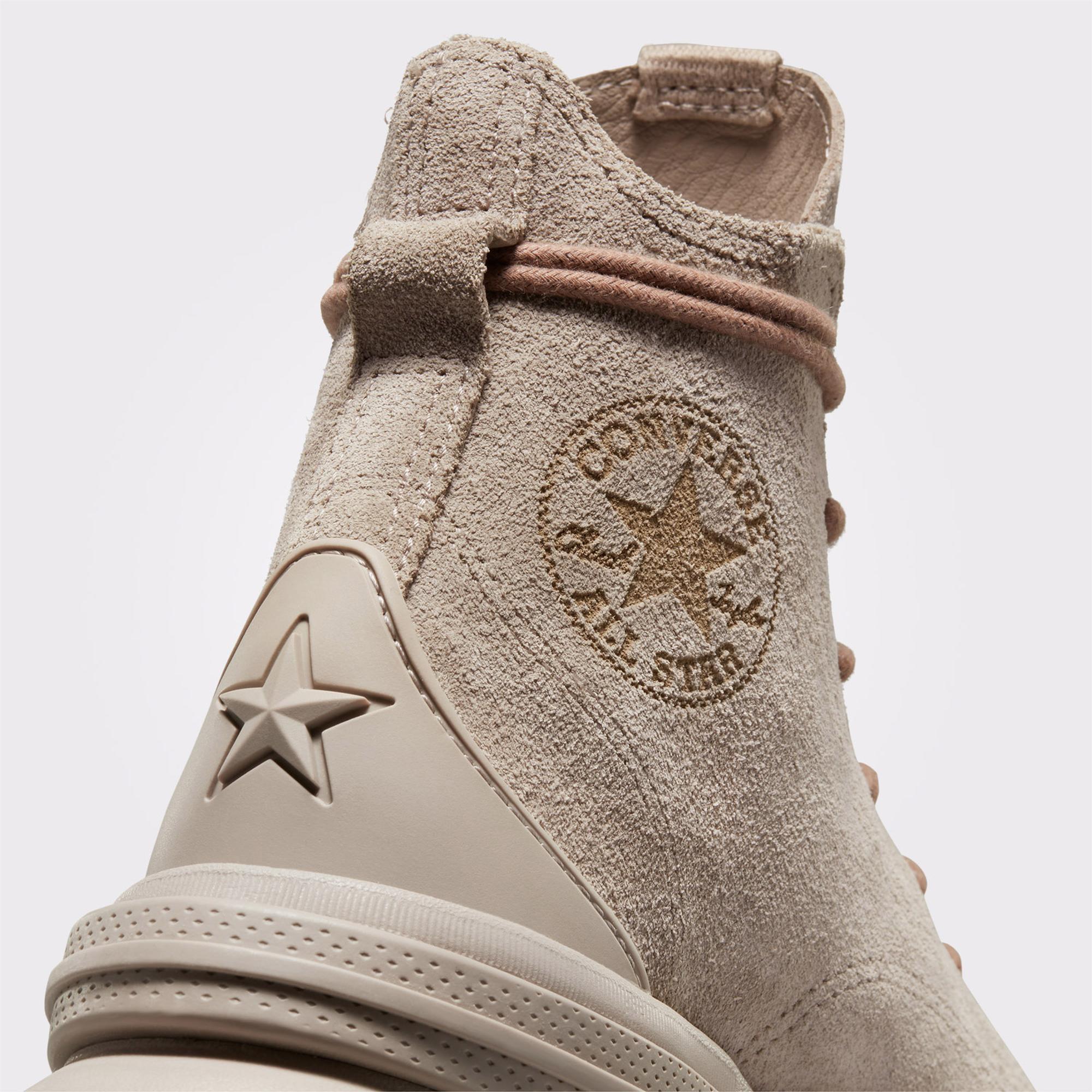 Converse Run Star Legacy Cx Platform Mono Suede Unisex Gri Sneaker