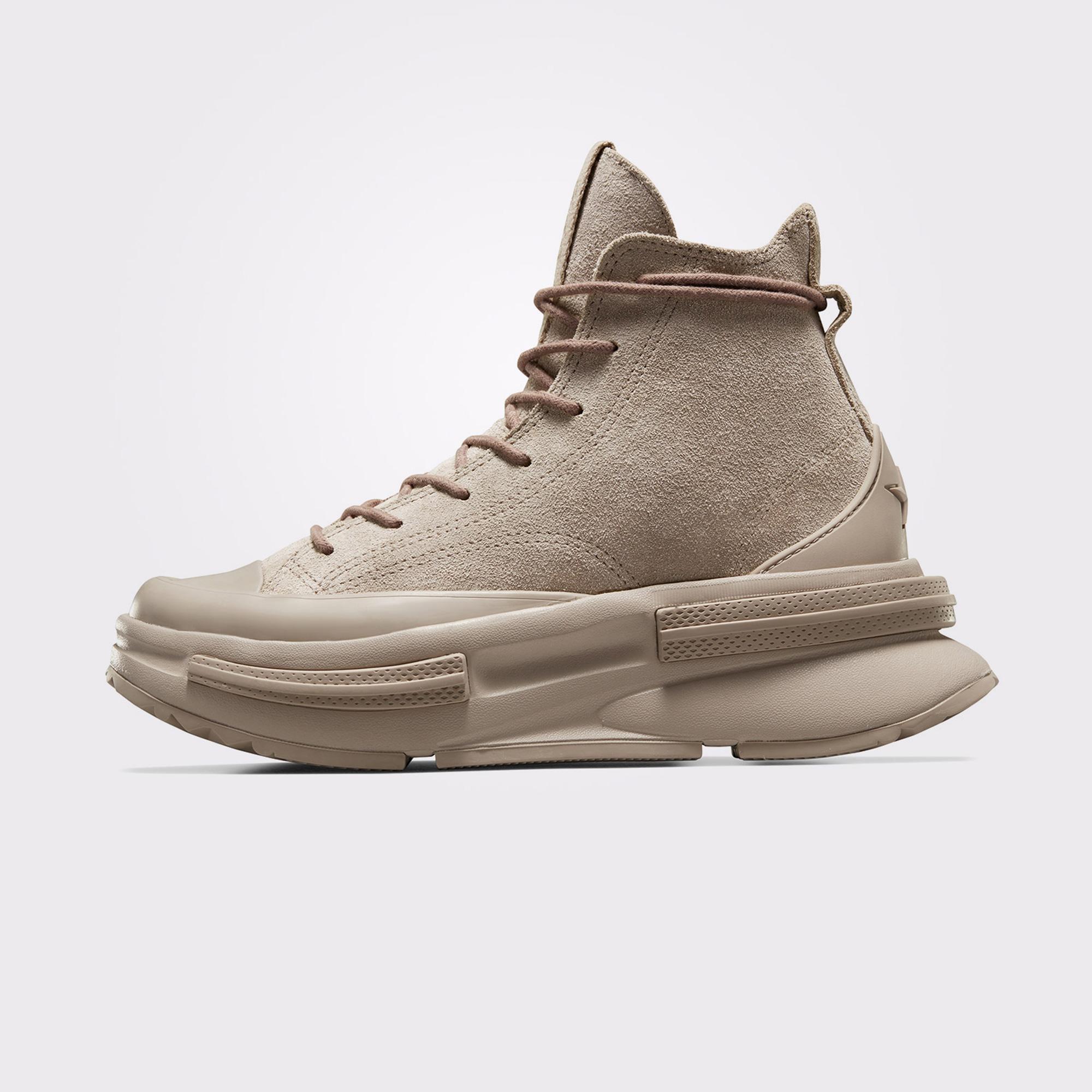 Converse Run Star Legacy Cx Platform Mono Suede Unisex Gri Sneaker