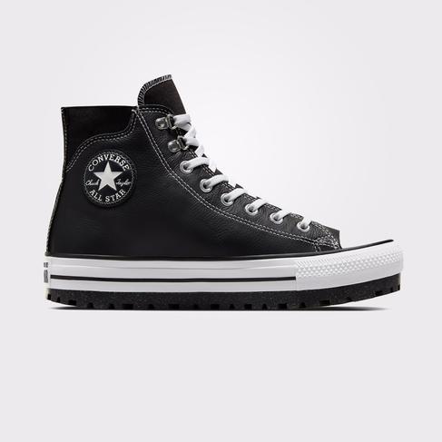  Converse Chuck Taylor All Star City Trek Unisex Siyah Deri Bot