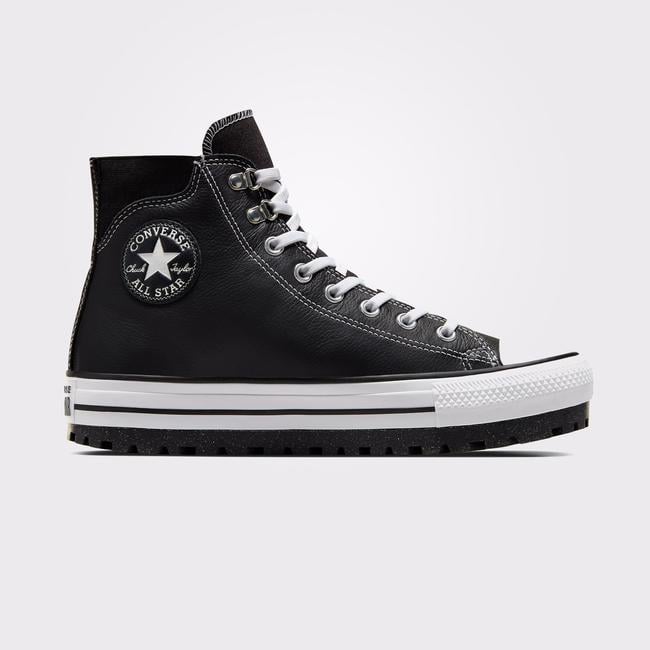  Converse Chuck Taylor All Star City Trek Unisex Siyah Deri Bot