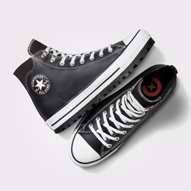  Converse Chuck Taylor All Star City Trek Unisex Siyah Deri Bot