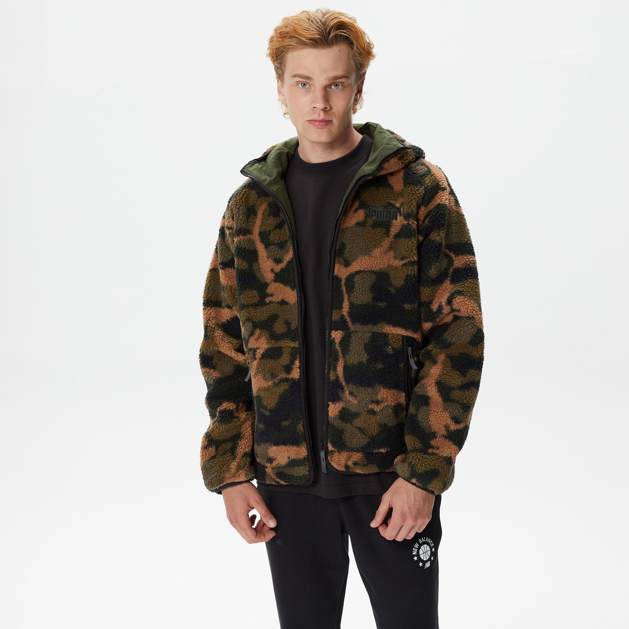 Puma Sherpa Erkek Haki Ceket