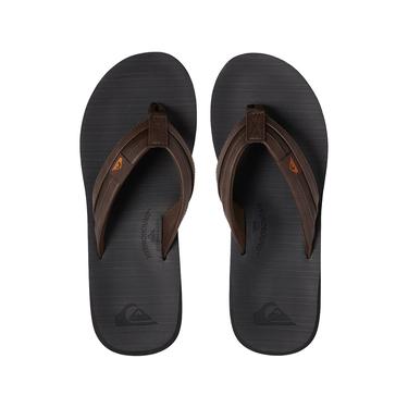  Quiksilver Erkek Terlik Carver Squish Kahverengi