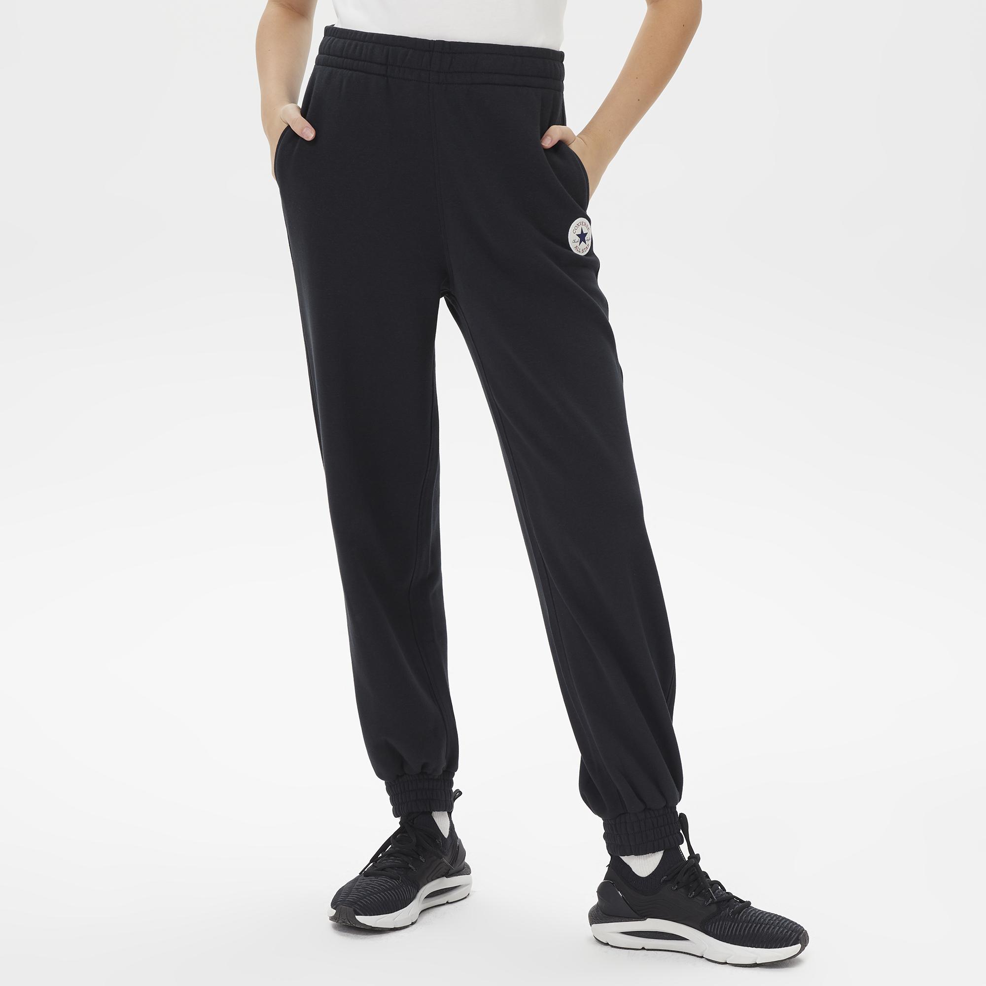 Converse Retro Chuck Taylor Knit Kadın Siyah Eşofman Altı