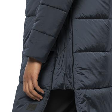  Jack Wolfskin Eisbach Coat Kadın Mavi Outdoor Ceketi