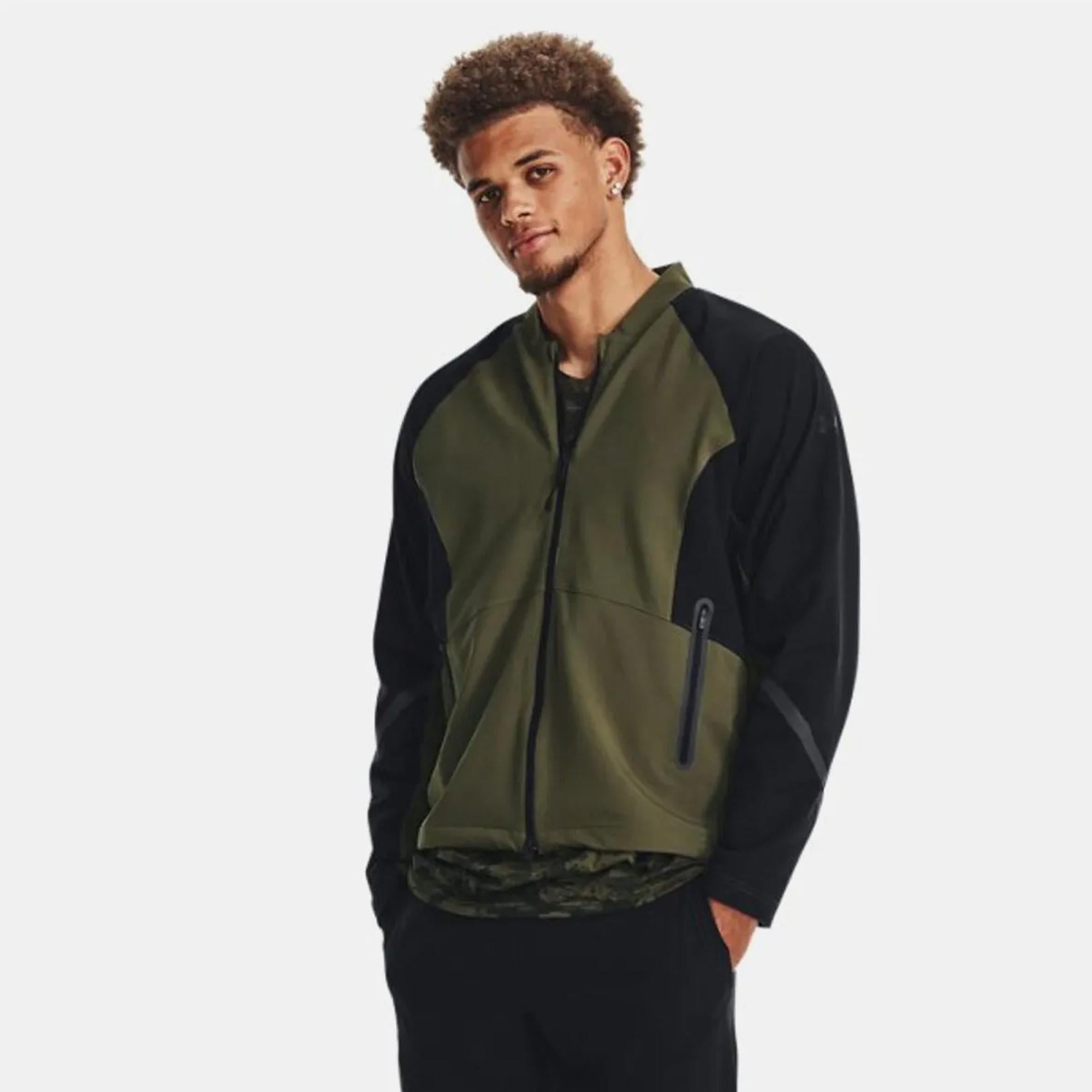 Under Armour Unstoppable Erkek Yeşil Mont