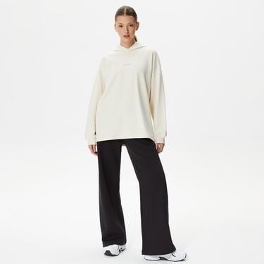  New Balance Athletics Linear Kadın Bej Hoodie