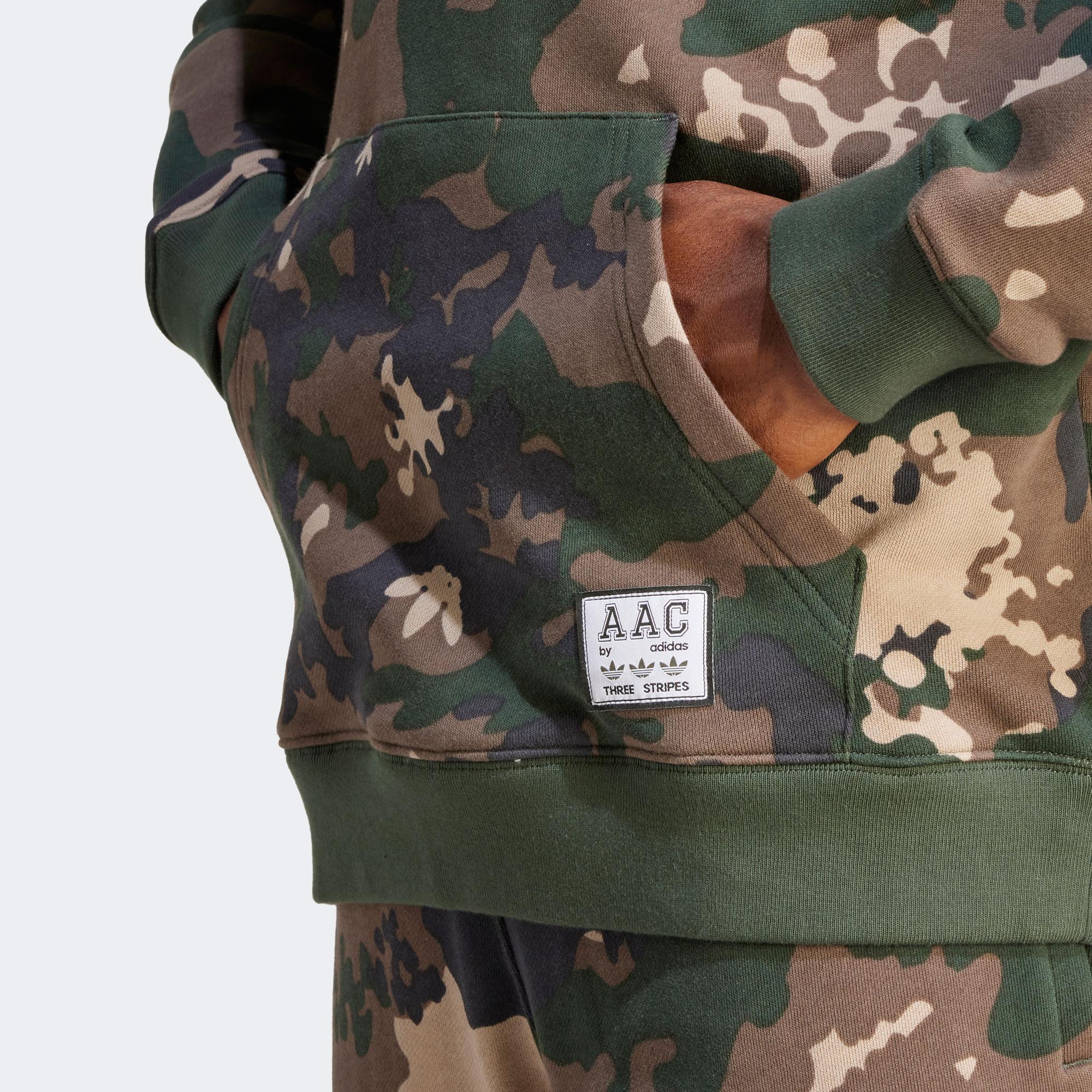 adidas ACC Camo Erkek Yeşil Hoodie