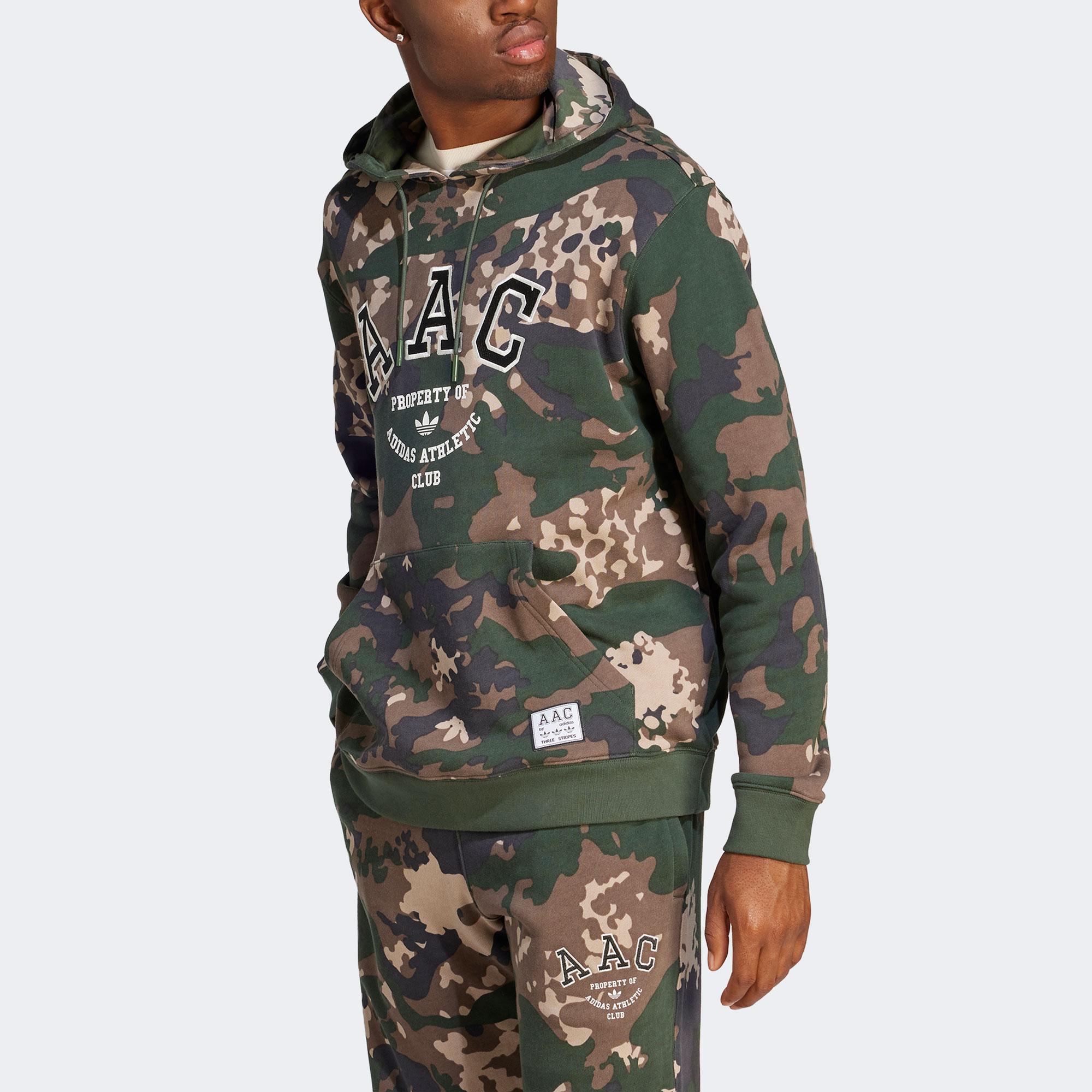 adidas ACC Camo Erkek Yeşil Hoodie