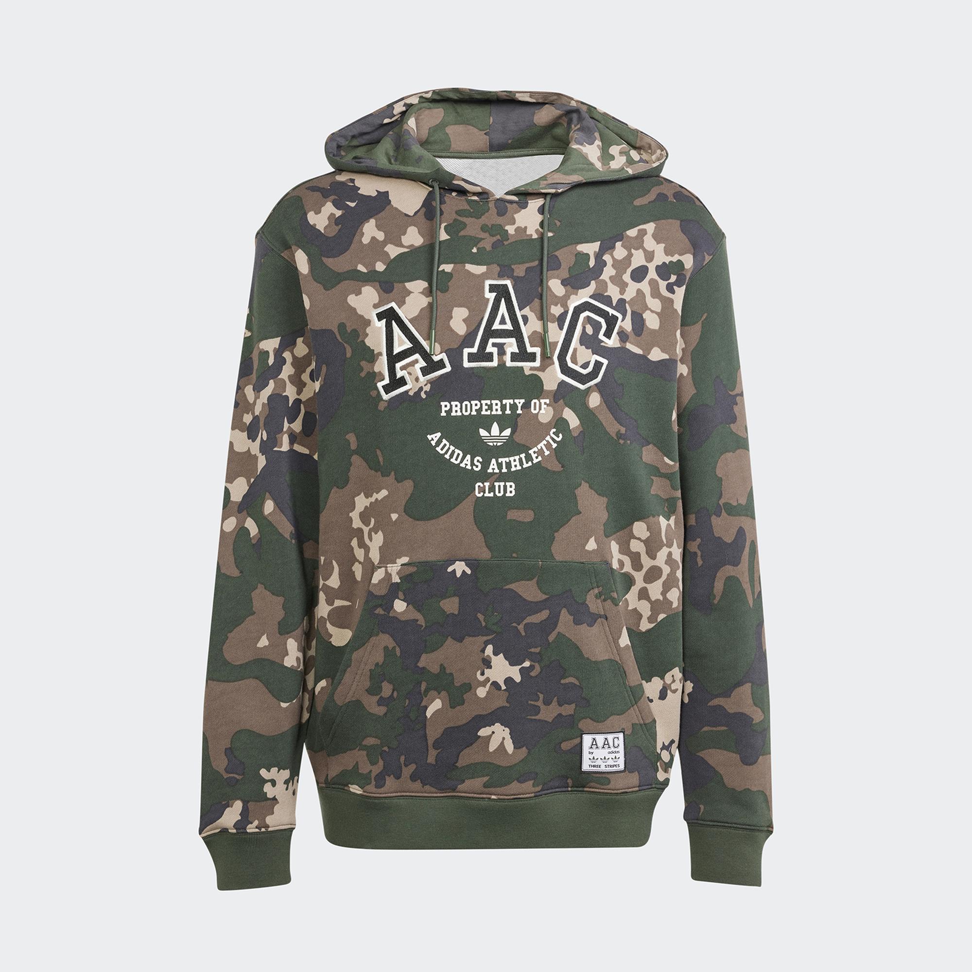 adidas ACC Camo Erkek Yeşil Hoodie