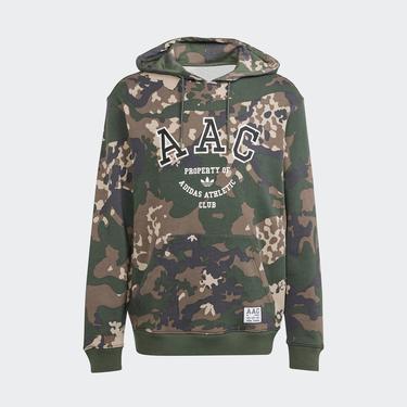  adidas ACC Camo Erkek Yeşil Hoodie