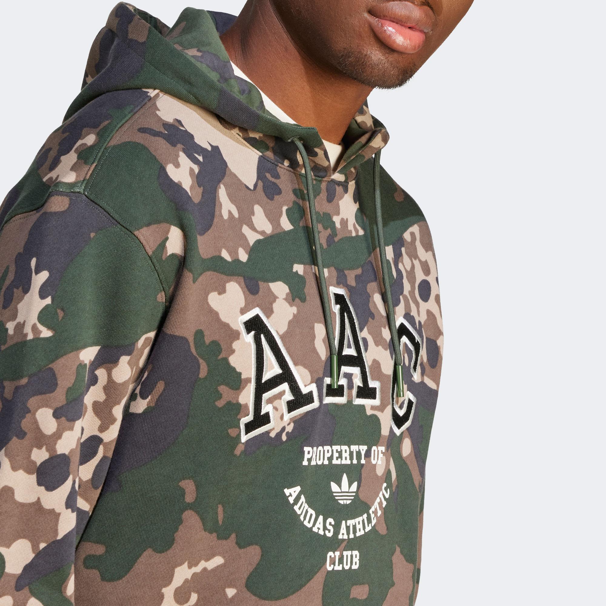 adidas ACC Camo Erkek Yeşil Hoodie