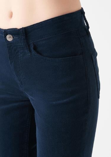  Mavi Molly Lacivert Kadife Pantolon 1013682993