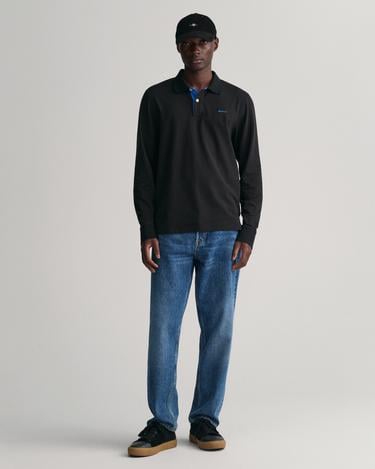  GANT Erkek Siyah Regular Fit Polo