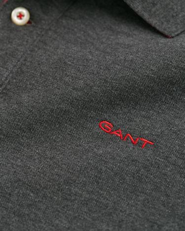  GANT Erkek Gri Regular Fit Polo
