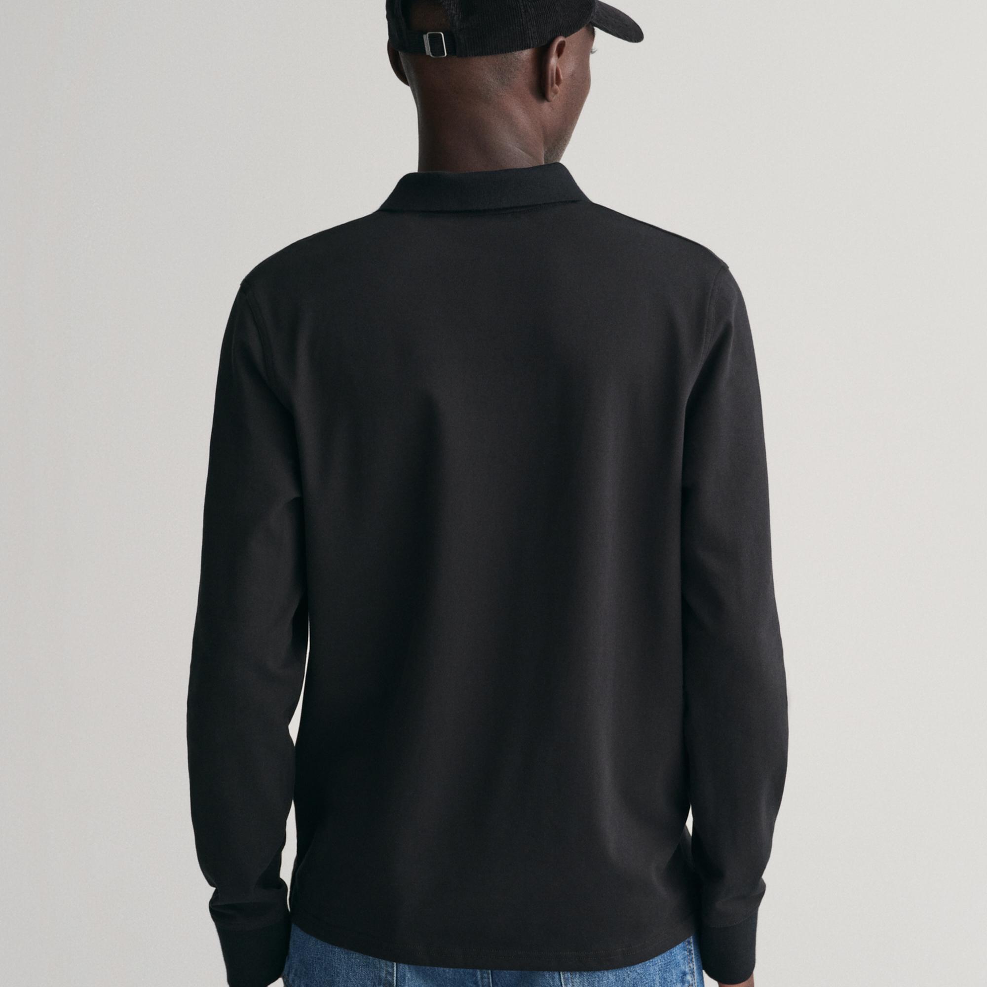 GANT Erkek Siyah Regular Fit Polo