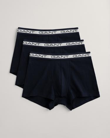  GANT Erkek Lacivert Slim Fit Logolu 3'lü  Boxer