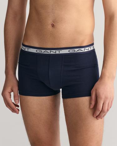  GANT Erkek Lacivert Slim Fit Logolu 3'lü  Boxer