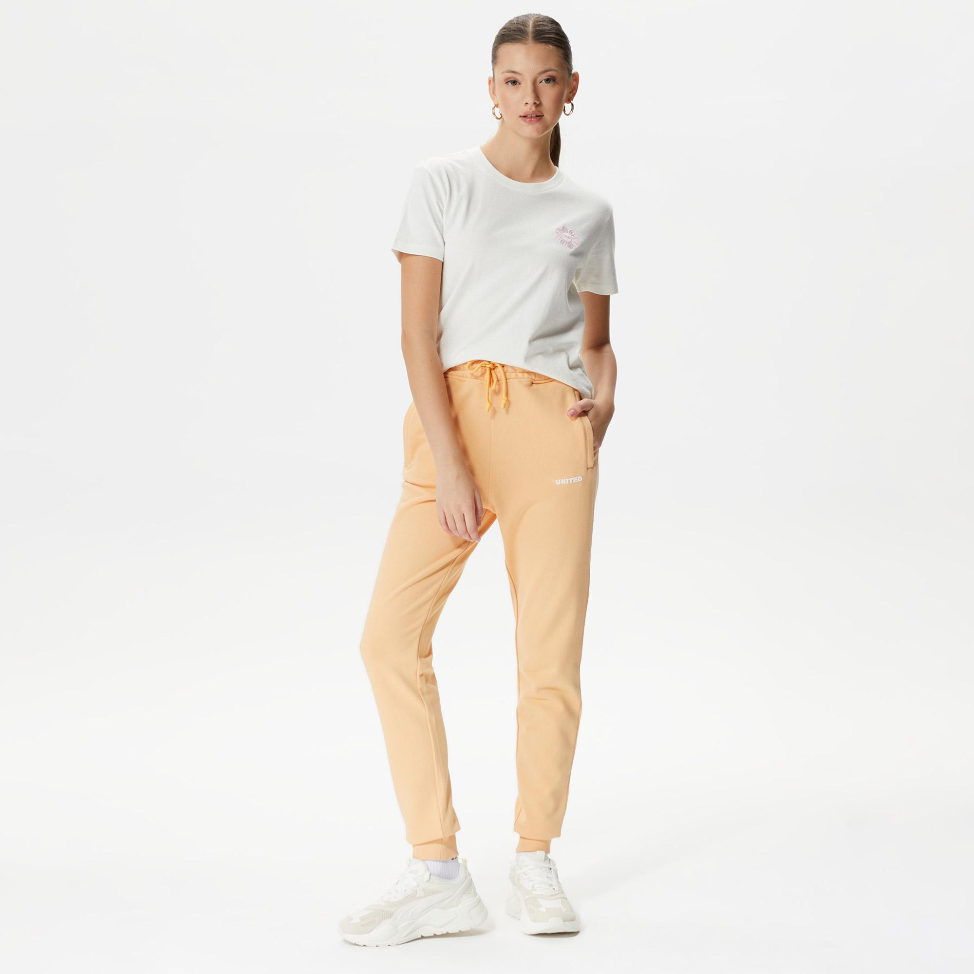 UNITED4 Kadın Turuncu Eşofman Altı